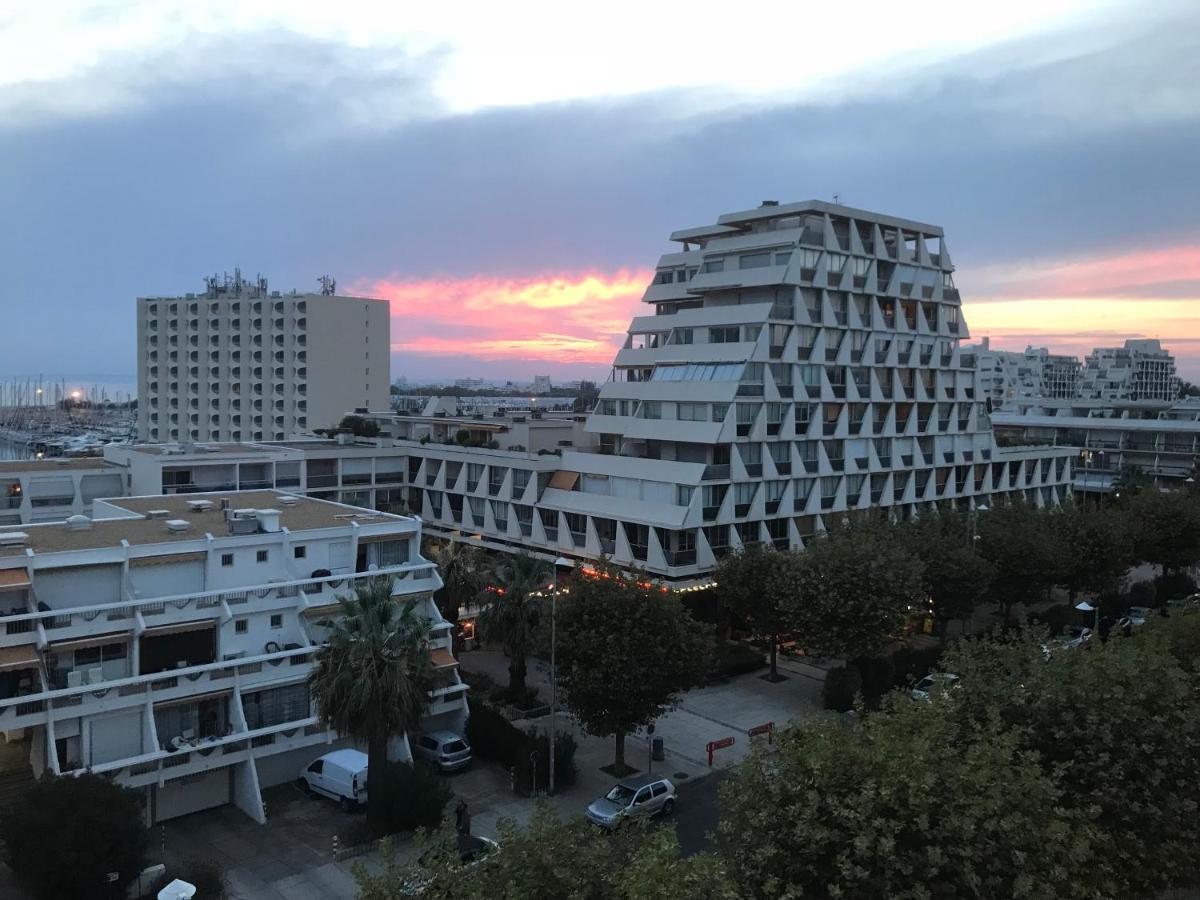 Studio 2-3 Pers Parking Clim Vue Port Et Mer 라그랑모트 외부 사진
