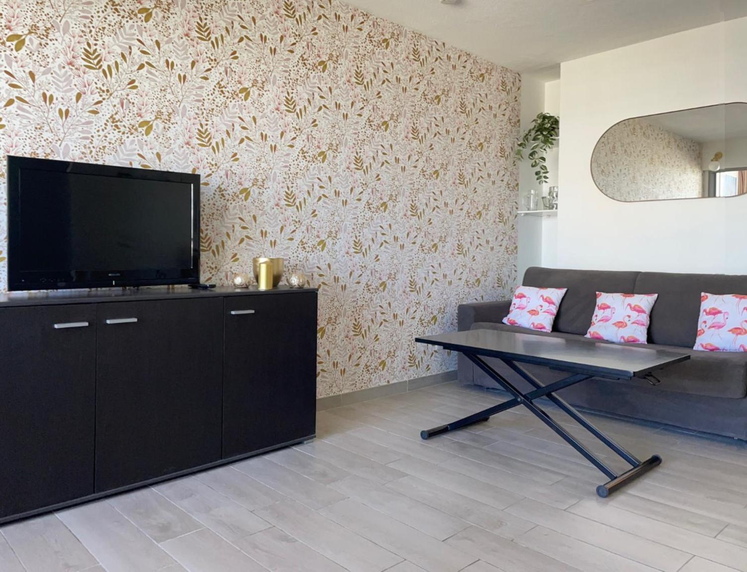 Studio 2-3 Pers Parking Clim Vue Port Et Mer 라그랑모트 외부 사진
